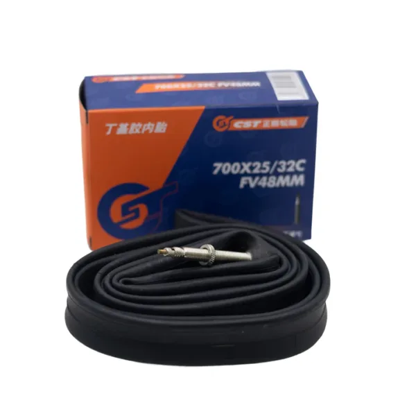 CST Road Bike Inner Tubes 700×25/32C Presta Valve Tube - Image 2