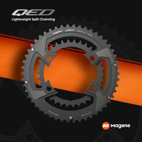 Magene QED Lightweight BCD110 Split Chainring - Image 8