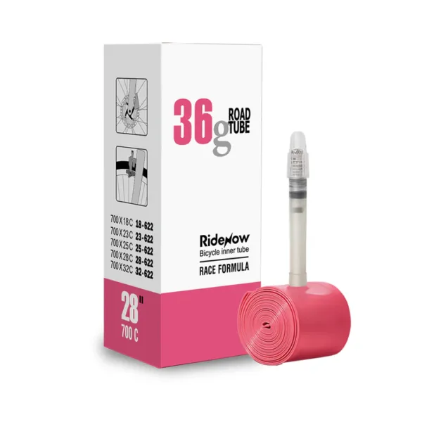 RideNow 700×18-32C Road Bike Inner TPU Tube Presta 36g - Image 6