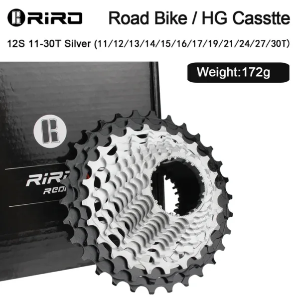 RIRO Road Bike Cassette 12-speed Super Lightweight
