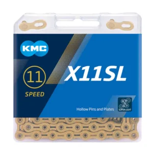 KMC X11SL Chains Super Light 11 Speed Gold Color