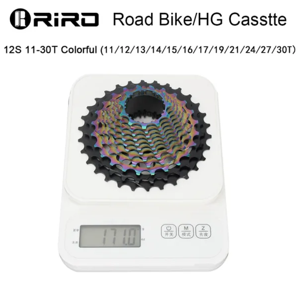 RIRO Road Bike Cassette 12-speed Super Lightweight - Image 2
